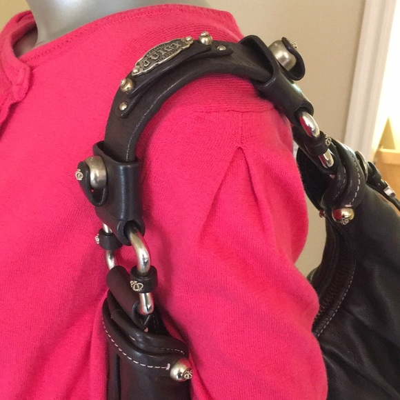 Juicy Couture Vintage Genuine Leather Shoulder Bag - Picture 3 of 15